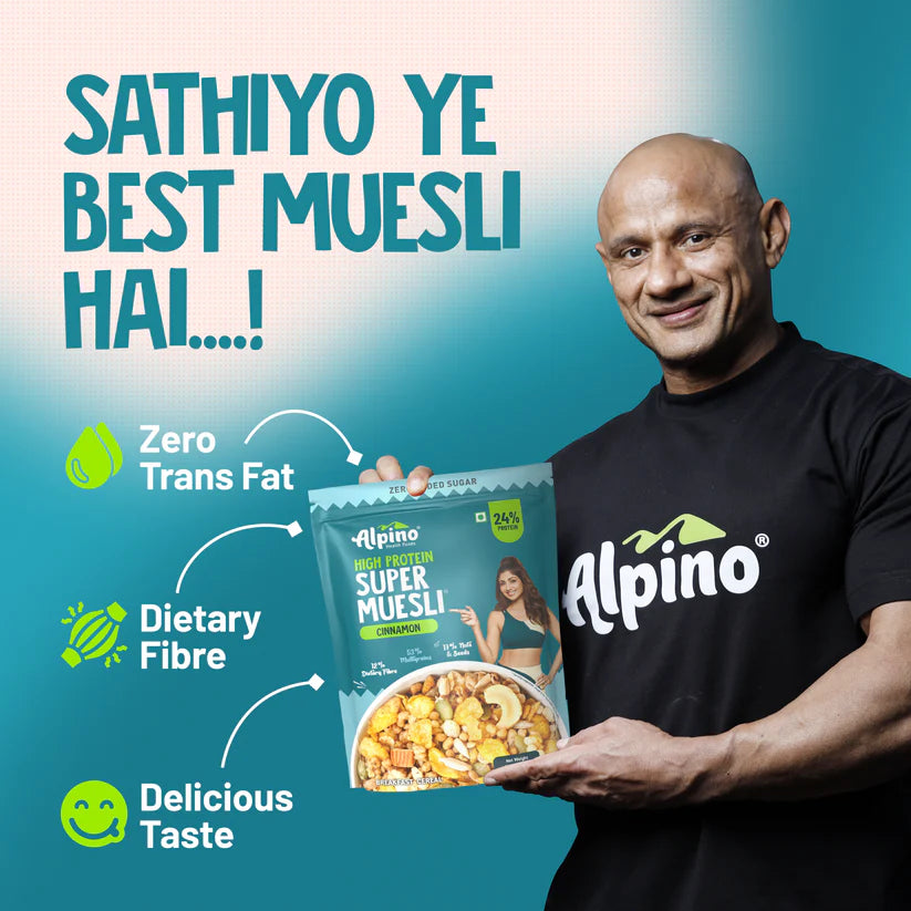 Cinnamon Super Muesli Zero Added Sugar High Protein