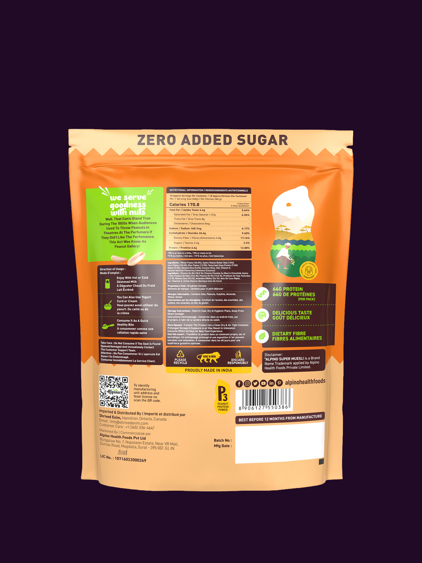 Alpino Super Muesli Nut Delight