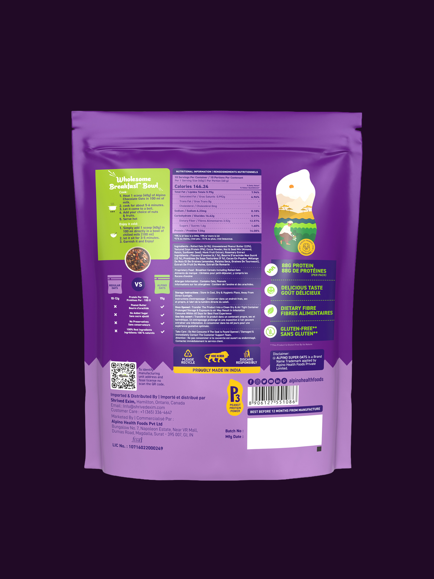 Alpino Super Oats Chocolate