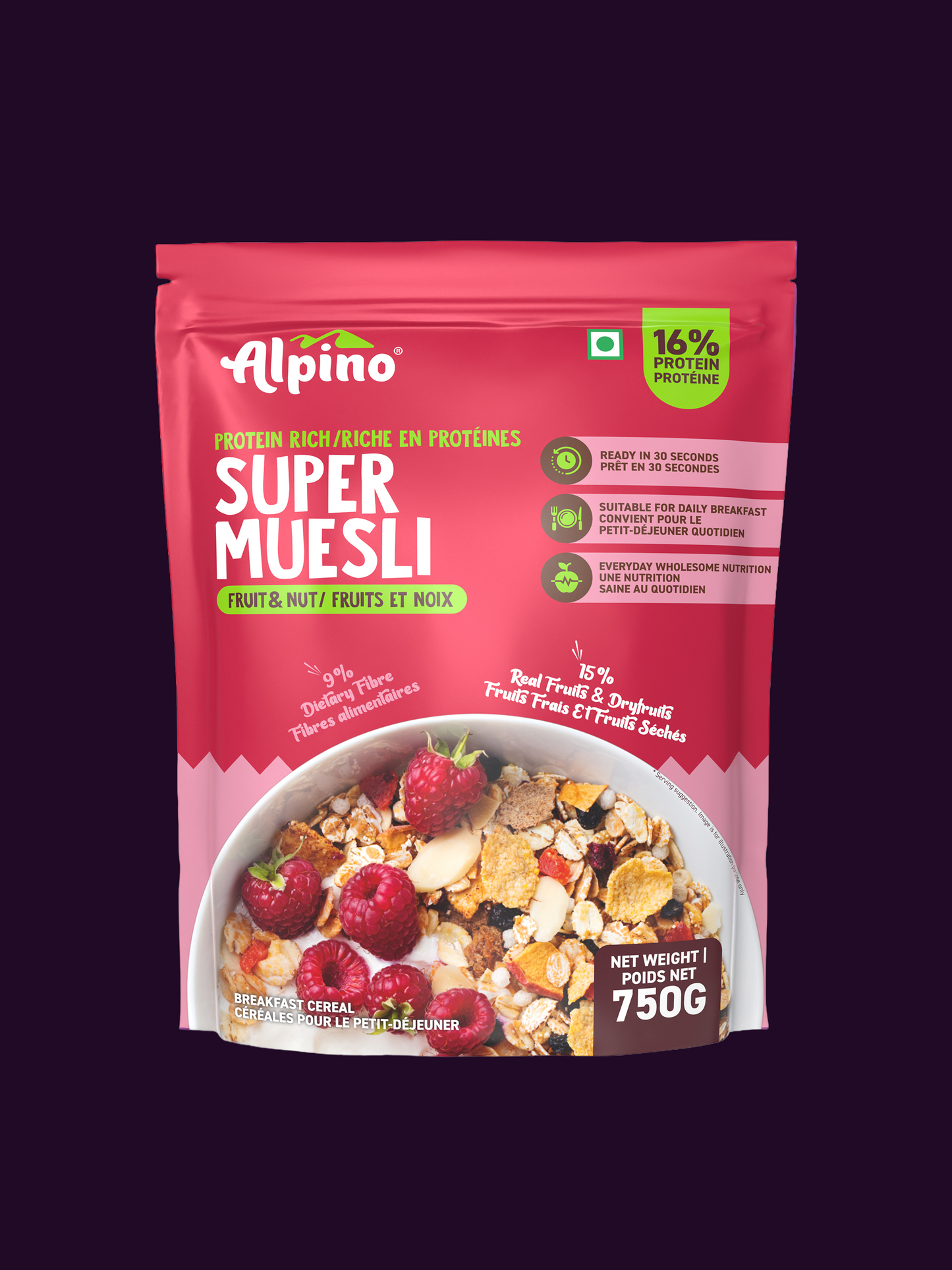Alpino Super Muesli Fruit and Nut