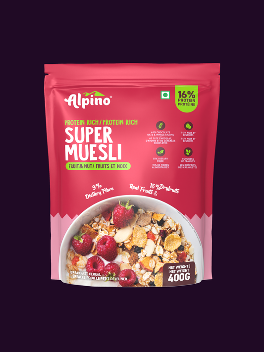 Chocolate High Protein Combo: Chocolate Peanut Butter Smooth/Crunch 1 KG | Chocolate Muesli 400g & Chocolate Super Oats 400g